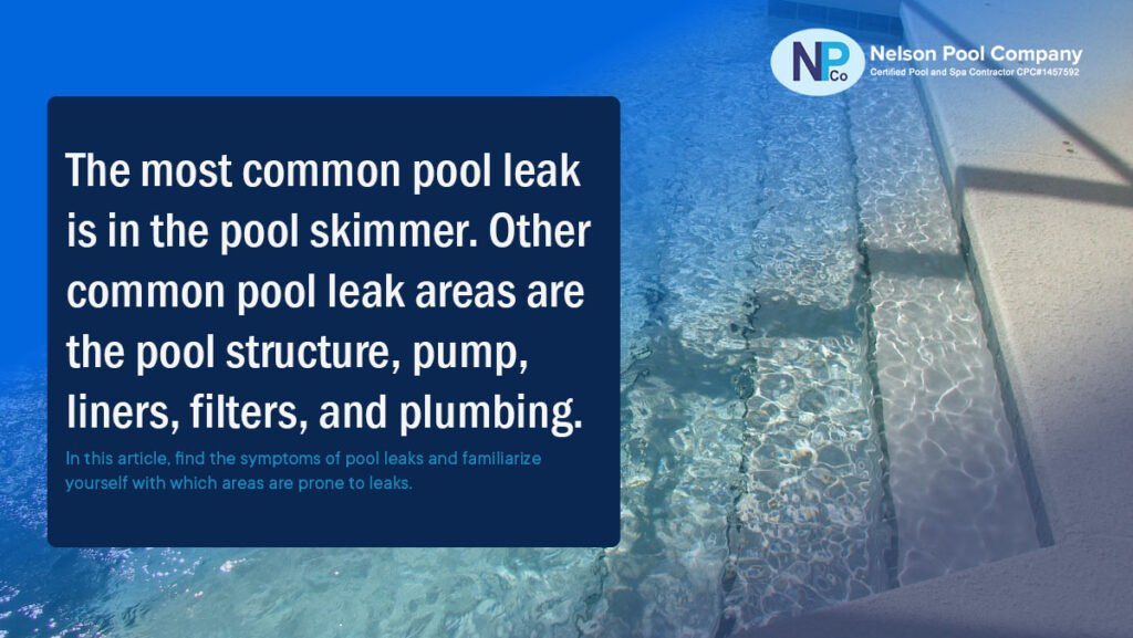 Sarasota Pool Repair Leak Detection - Follow this link to know when you should suspect a pool leak
