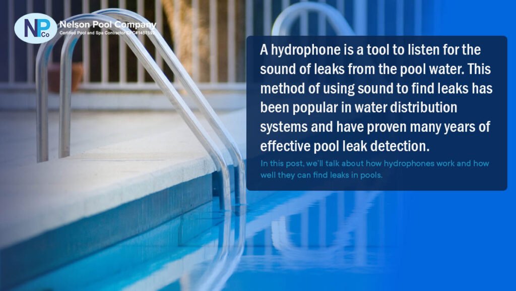 How to find leak in pool Sarasota - Using a hydrophone can be a great idea if you are finding a pool leak. 
