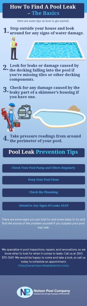 Pool Repair Leak Detection Sarasota - Nelson Pool Company is a reliable and experienced pool repair and leak detection company in Sarasota. It is dedicated to providing its clients effective and efficient solutions to keep their pools in top condition.