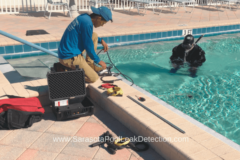 Trust Sarasota's pool leak repair experts at Nelson Pool Company for efficient and reliable solutions to fix pool leaks.